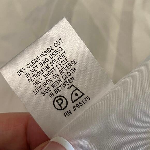 Lafayette 148 Metallic Ruffle Zip Dress Jacket Plus Size 14 New Formal Business - Picture 9 of 12